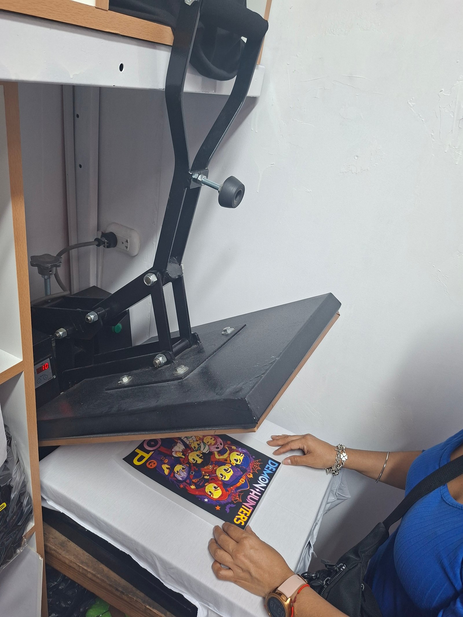 Proceso de estampado DTF